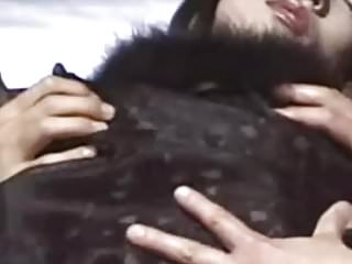 Aika Miura getting wet while being watched her hairy pussy