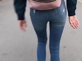 Perfekter Arsch in Jeans