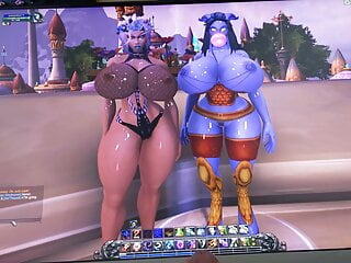 cum tribute for the bitches Arodeth and Anthins hot Draenei 