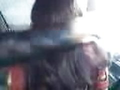 Indian Girl in Car with Boyfriend