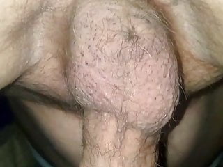 Hairy cock close up