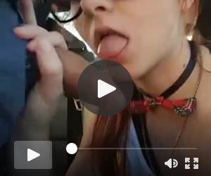 Amateur Porno vom 2018-04-20 - Hot nerd films herself on snapchat fucks and swallows cum