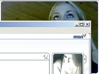 From 2hotdamn  - Insanely hot blonde teases on her webcam