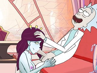 Rick&#039;s Lewd Universe - Blue skinned chick being banged
