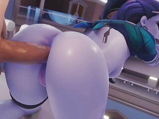 Widowmaker Anal Doggystyle (Animation With Sound)