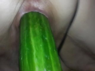 Cucumber fucking! 