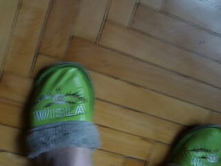 My girlfriend&#039;s slippers.