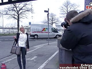  video: ARROGANT GERMAN BLONDE IS CONVINCED TO HAVE SEX WHEN FLIRTING