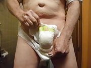 Soaked pull up diaper