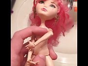 Dolls in the bathroom