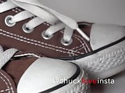 My Sister's Shoes: Converse Brown 