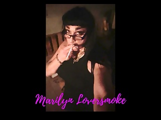 Marilyn smoking after dark...