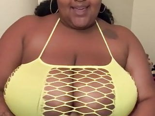 Big Busty Tits, Ebony BBW, BBW Masturbator, Big Tits Masturbation