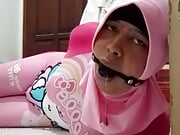 Hello Kitty Swimsuit Hogtied Hijab
