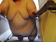 SSBBW Jelly Belly Stairs