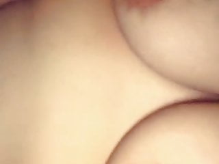 Big white nipples and breast...