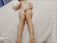 Home cam caught stepsister while masturbating and orgasm. Orgasm when alone home. 