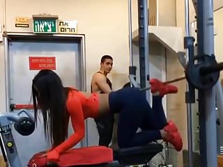 Sexy Israeli Girl at the gym pt3