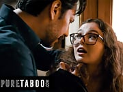 PURE TABOO Innocent Schoolgirl Leana Lovings Tries To Seduce Menacing Professor Into Sex