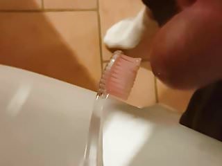 French lover cum on toothbrush wife cousin
