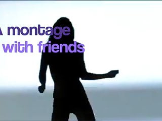 Montage Of Photos With Friends