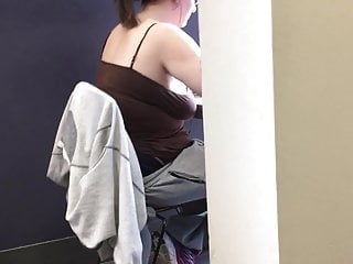 20yr old braless chubby in the library