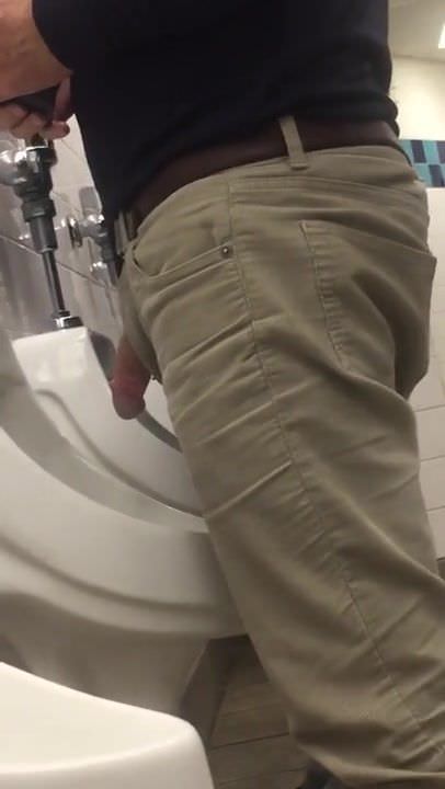 Spy urinal Urinal Peeking