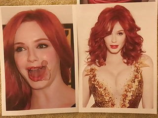 Christina Hendricks Cum tribute 4