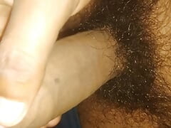 Indian boy first time hard masturbating with oily massage 