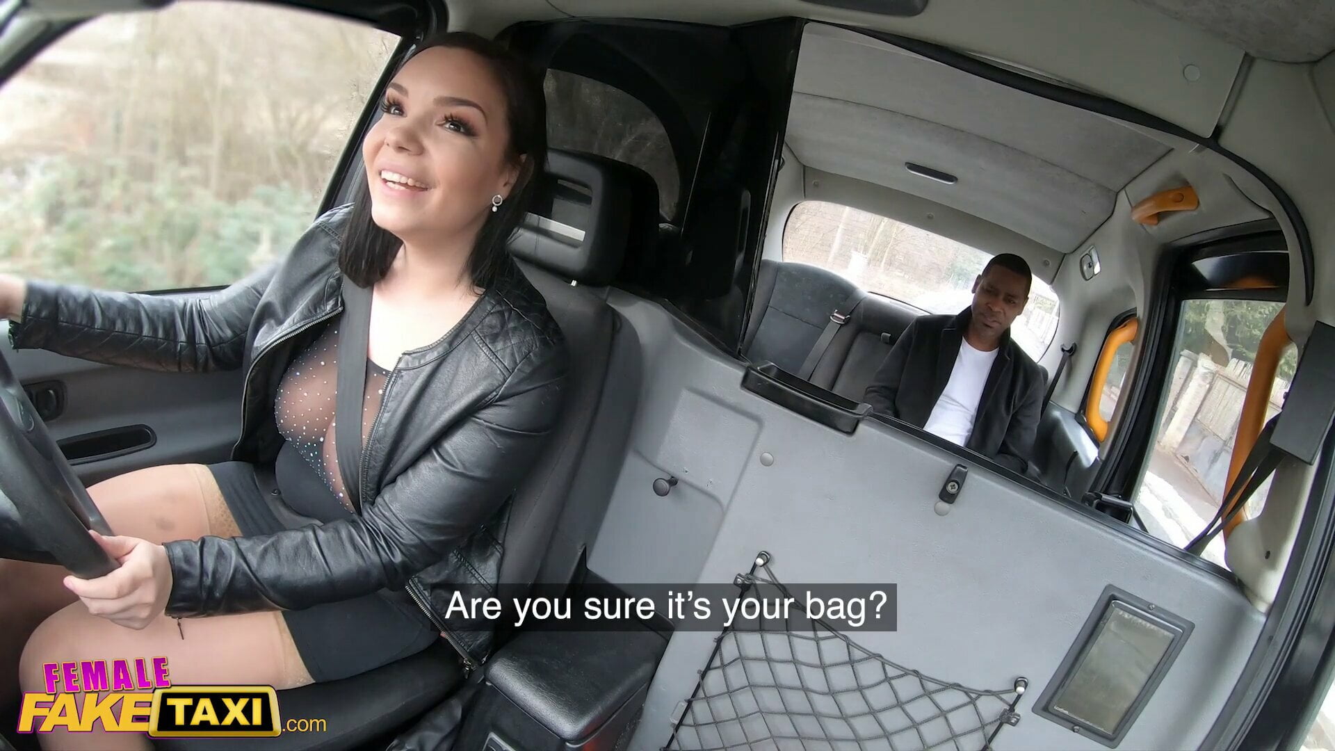 Female Fake Taxi Big Breasted Sofia Lee is Caught with Toys