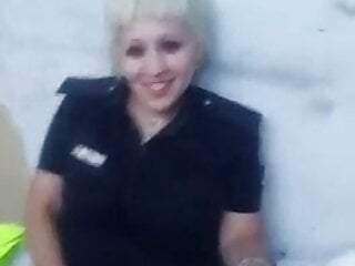 Argentine Policewoman Masturbating In Uniform While On Duty