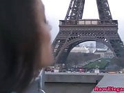 French reality beauty fucked by black tourist