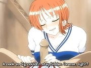 One piece Nami blowjob (english subbed)