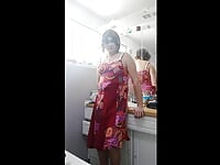 Patty red summer dress patty crossdresser | Tranny Update