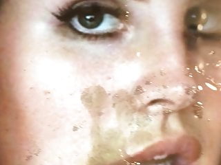 Lana Del Rey Face Closeup Cumtribute