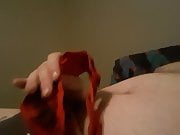 cumming in my wifes panties