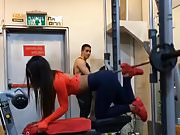 Sexy Israeli Girl at the gym pt3