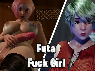 Futanari Sex Story – Hard Sex on the Train with Two Horny Lesbians (Futa Fuck Girl) BlackSheep Ovca