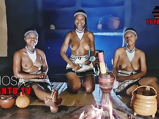 Topless South African girls talk about spirits