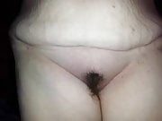 My Wife Showing Her Trimmed Pussy