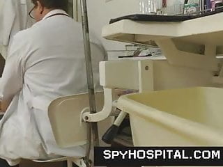 Brunette goddess gyno check-up leaked spy cam video