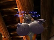 Big titted anal whore Draenei