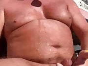 Stocky daddy cum and eat it