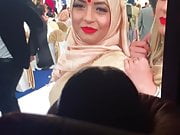 Cum Tribute For Golden Hijabi Yasmin