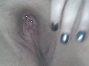 BBW wife masturbating orgasm close up