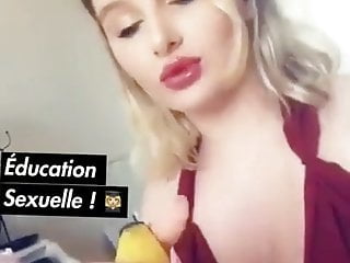 Blond, Girl Blowjob, Girls Tit, French Tits