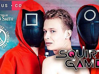 Squirt Game 01 :: Handsome boy is torment to his heart&#039;s content in this version of Squirt Game