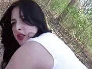 Blowjob Young Schoolgirl and Her Step-Daddy In Public