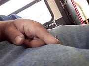 Touching myself on the public bus 