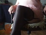 Pink & Black, showing legs